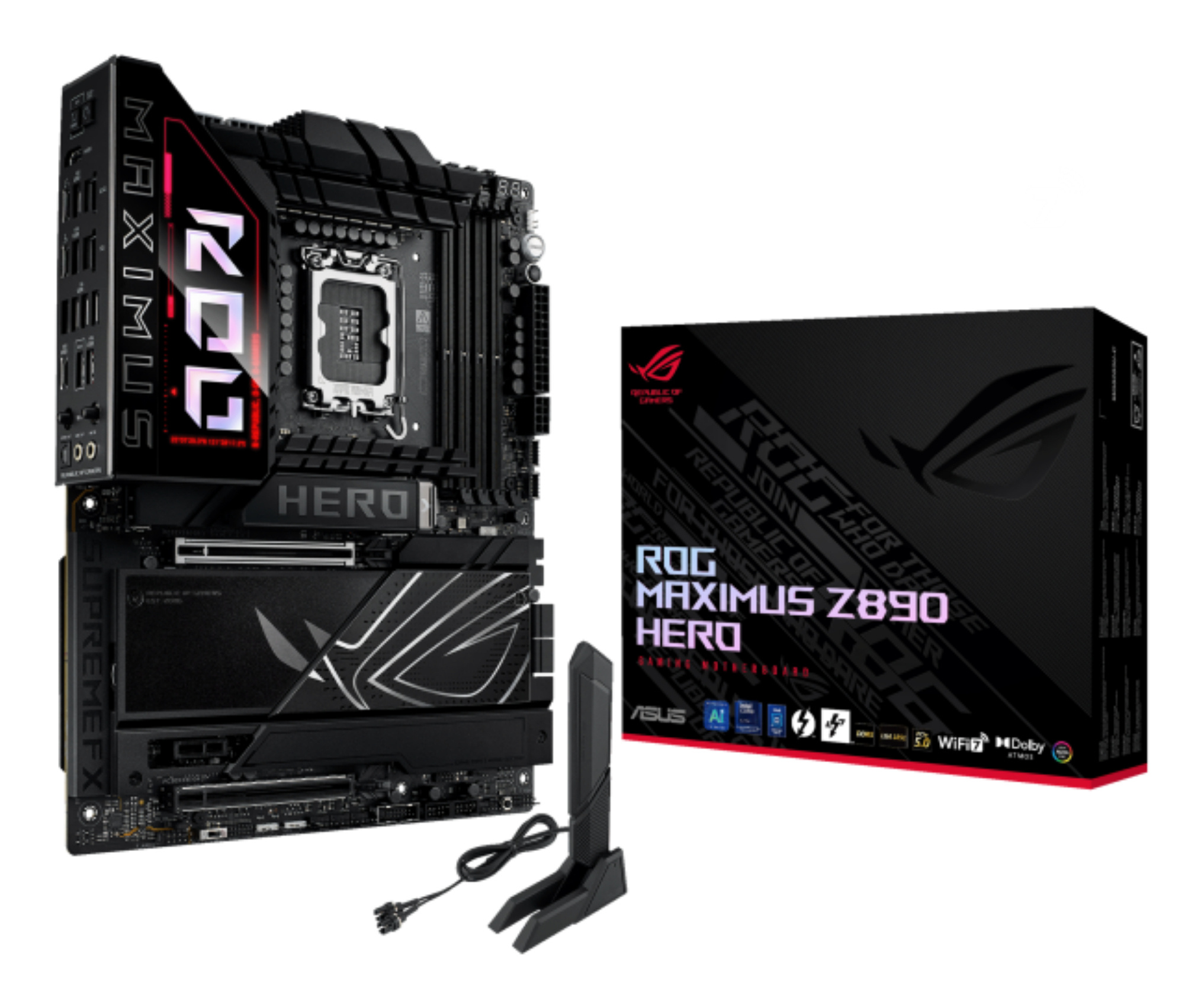 Asus ASUS ROG MAXIMUS Z890 HERO Intel Z890 LGA 1851 (Socket V1) ATX