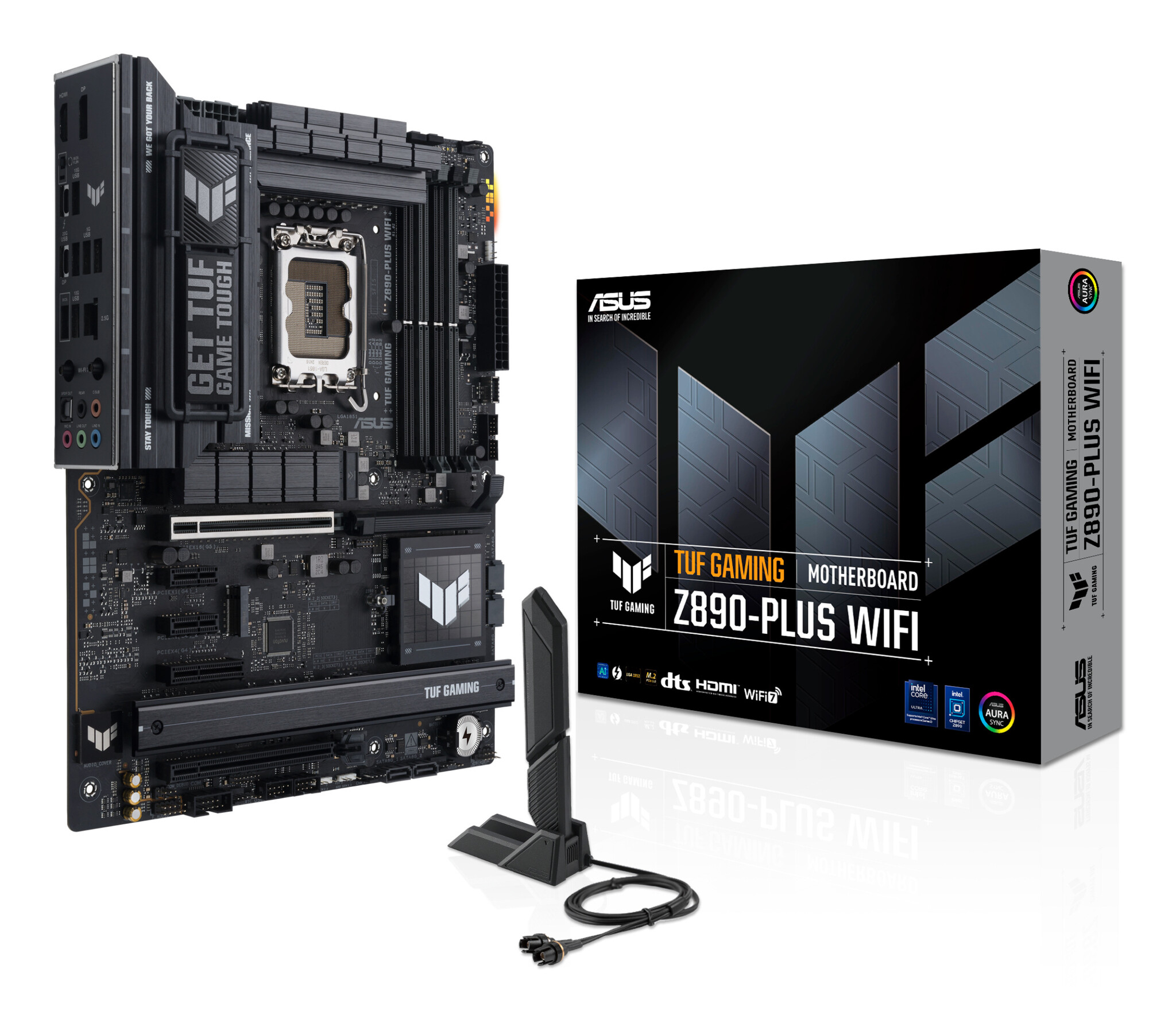 Asus ASUS TUF GAMING Z890-PLUS WIFI Intel Z890 LGA 1851 (Socket V1) ATX