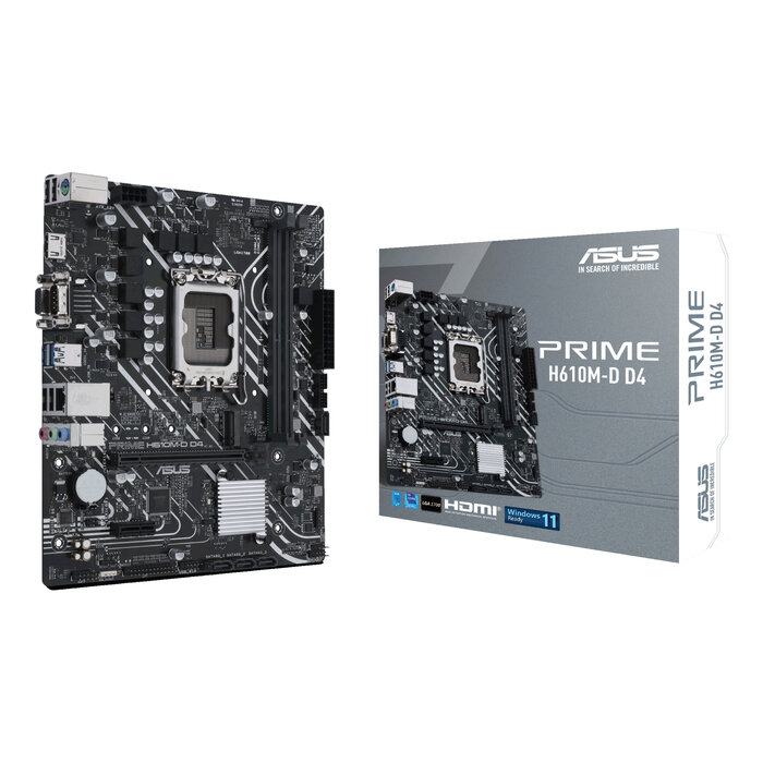Asus ASUS PRIME H610M-D D4 Intel H610 LGA 1700 micro ATX