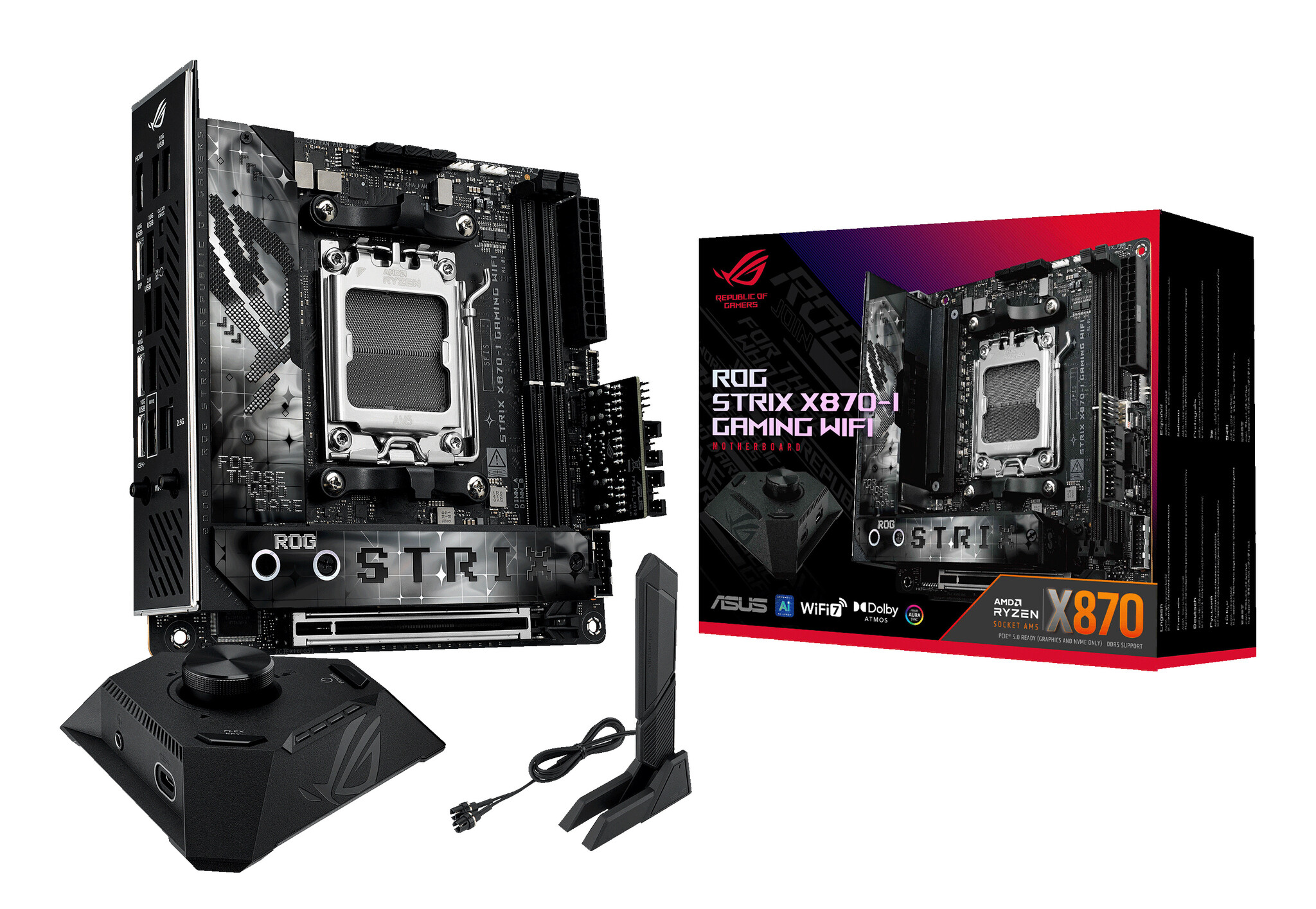 Asus ASUS ROG STRIX X870-I GAMING WIFI AMD X870 Socket AM5 mini ITX