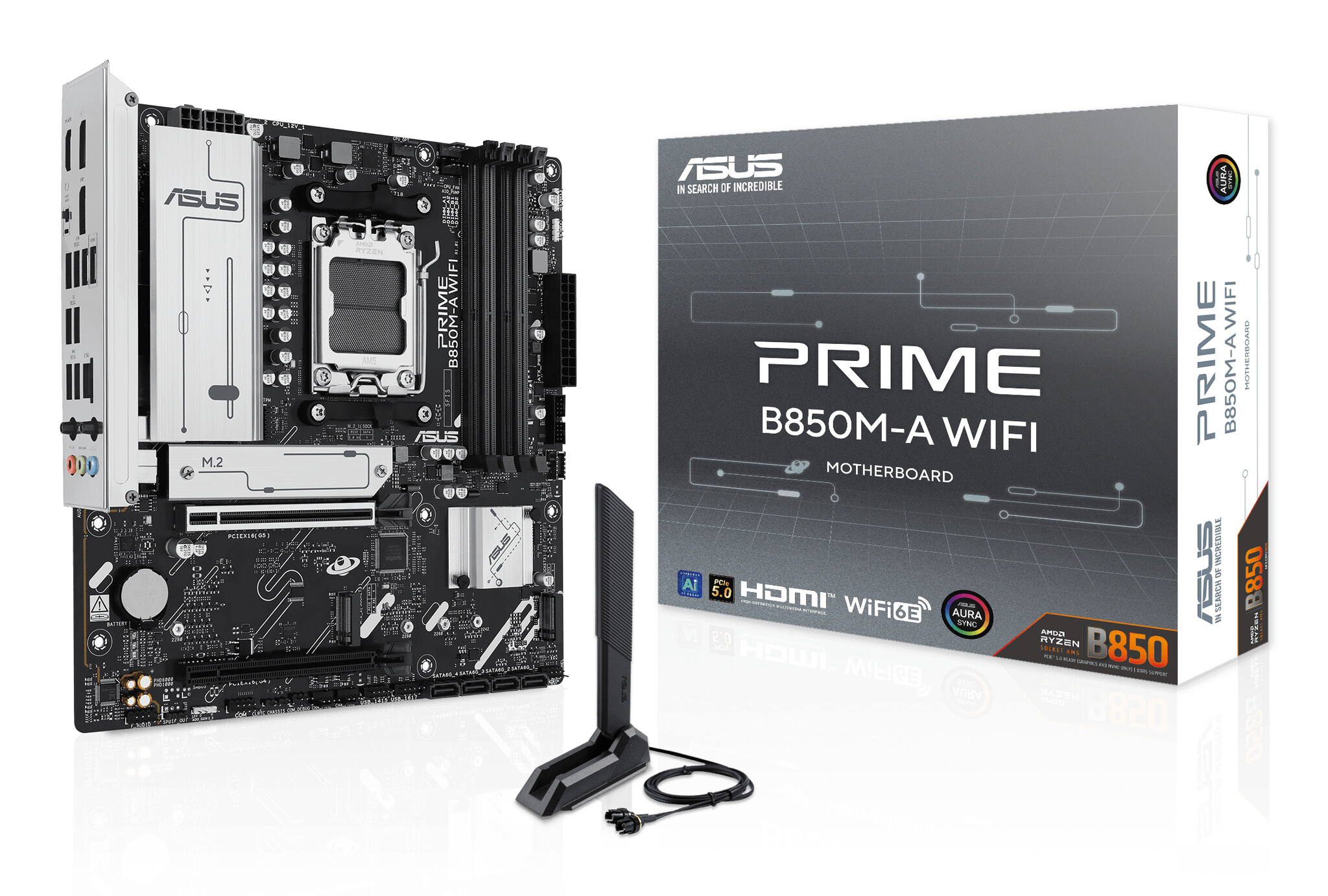 Asus ASUS PRIME B850M-A WIFI AMD B850 Socket AM5 micro ATX