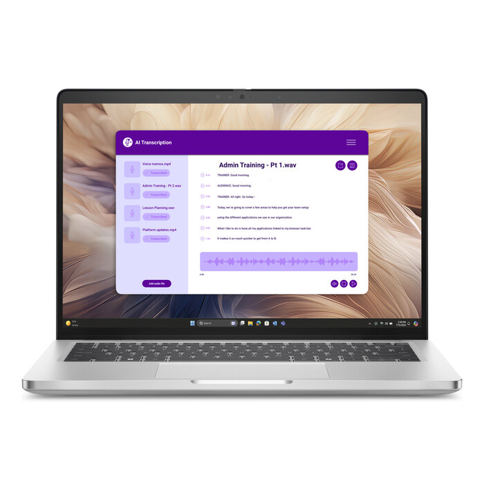 Dell DELL Pro 14 Plus PB14250 Intel Core Ultra 7 266V Laptop 35,6 cm (14") Full HD+ 16 GB LPDDR5x-SDRAM 512 GB SSD Wi-Fi 7 (802.11be) Windows 11 Pro US International Copilot+ pc Aluminium