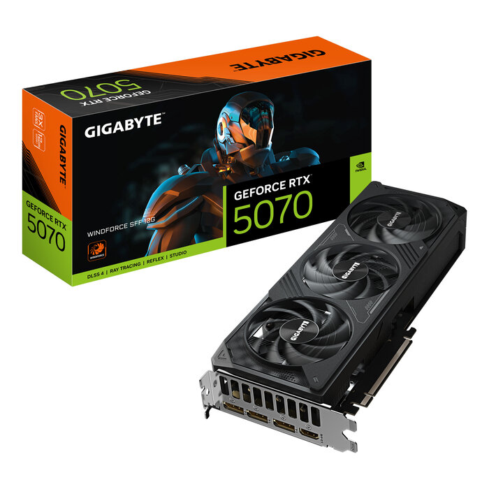 Gigabyte GIGABYTE GeForce RTX 5070 WINDFORCE SFF 12G NVIDIA 12 GB GDDR7