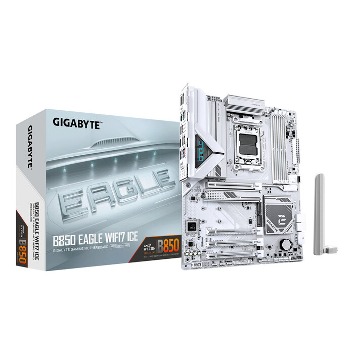 Gigabyte GIGABYTE B850 EAGLE WIFI7 ICE AMD B850 Socket AM5 ATX