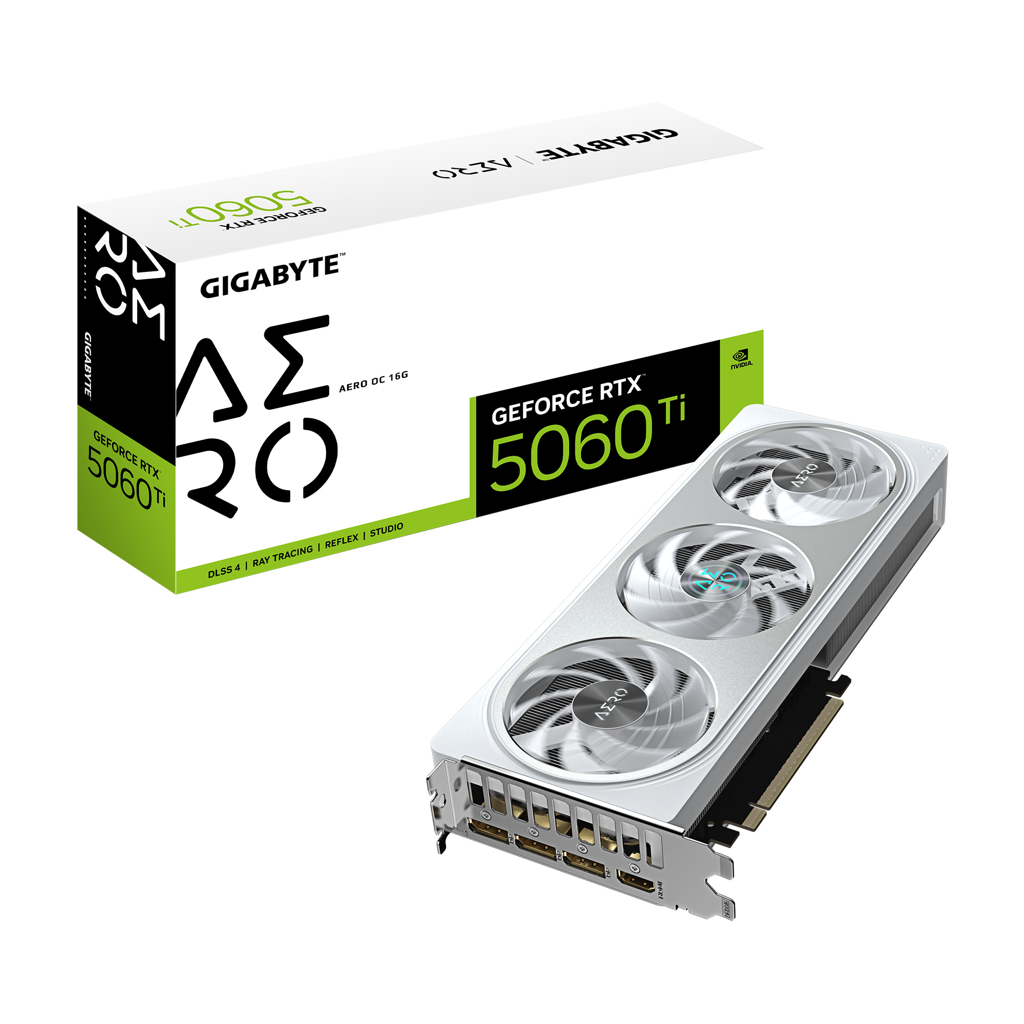 Gigabyte GIGABYTE GeForce RTX 5060 Ti AERO OC 16G NVIDIA 16 GB GDDR7