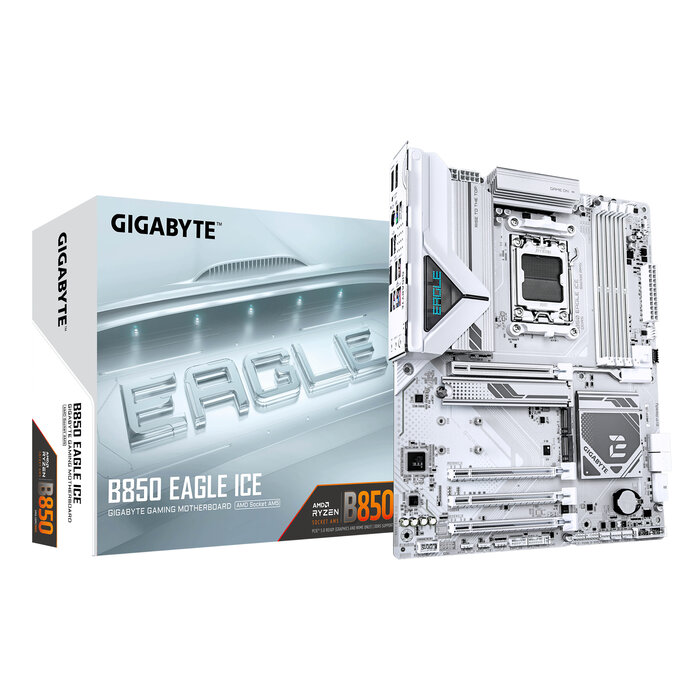 Gigabyte GIGABYTE B850 EAGLE ICE moederbord AMD B850 Socket AM5 ATX