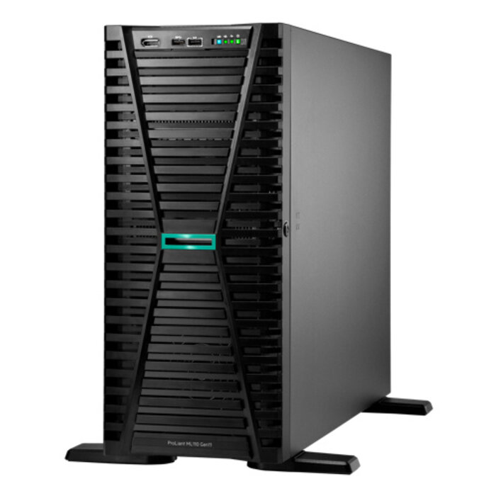 HP Enterprise HPE ProLiant ML110 Gen11 server 8 TB Tower (4,5U) Intel® Xeon® Silver 4510 2,4 GHz 32 GB DDR5-SDRAM 2000 W