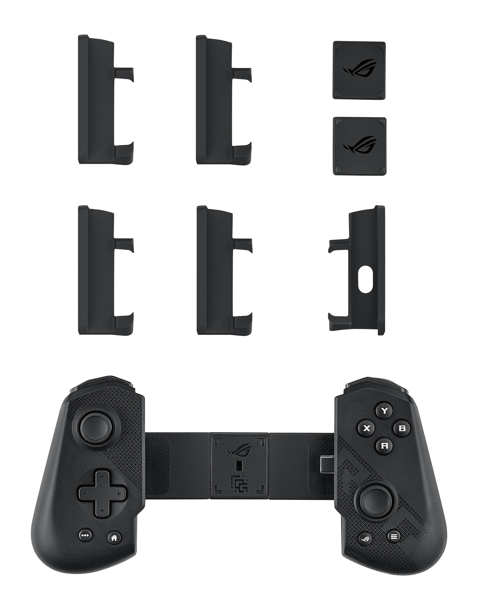 Asus ASUS ROG Tessen Zwart, Grijs USB 3.2 Gen 1 (3.1 Gen 1) Gamepad Analoog/digitaal Android