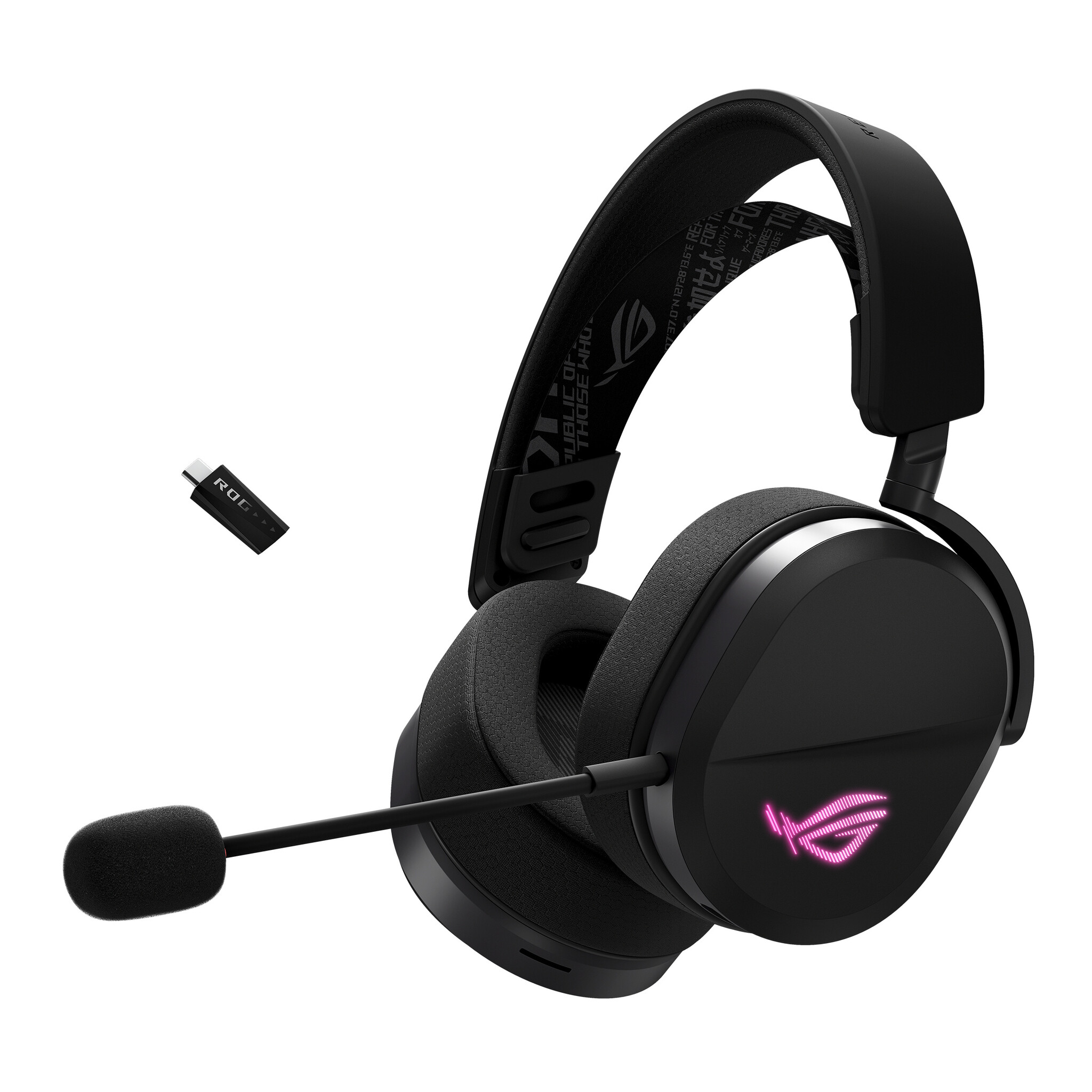 Asus ASUS ROG Pelta Headset Bedraad en draadloos Hoofdband Gamen USB Type-C Bluetooth Zwart