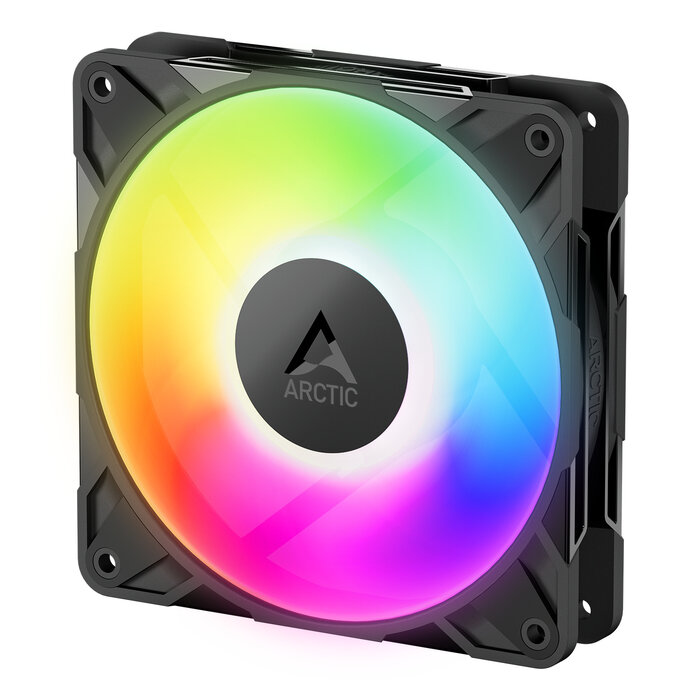 Arctic ARCTIC Freezer P12 Pro A-RGB Computer behuizing Ventilator 12 cm Zwart, Wit 1 stuk(s)