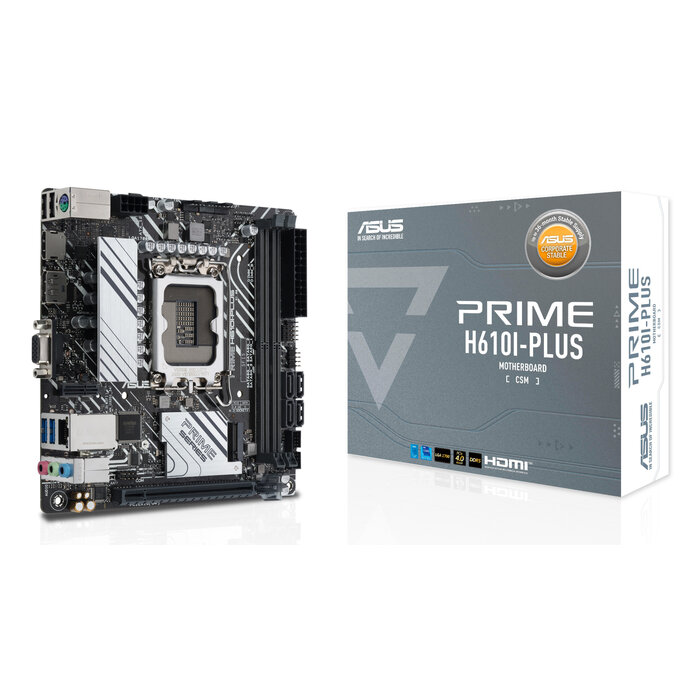 Asus ASUS PRIME H610I-PLUS-CSM Intel H610 LGA 1700 mini ITX