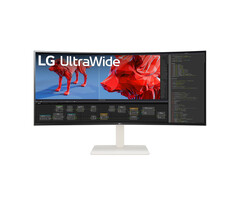 LG LG 38BR85QC-W computer monitor 96,5 cm (38") 3840 x 1600 Pixels UltraWide Quad HD+ LCD Wit