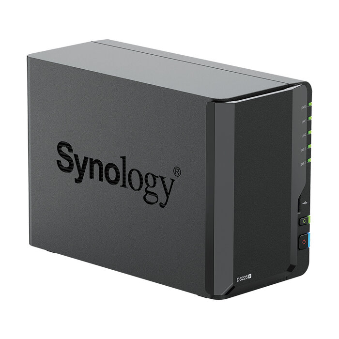 Synology Synology DiskStation DS225+ 2 Bay NAS Desktop Intel® Celeron® J4125 2 GB DDR4 Synology DSM Zwart