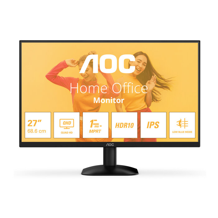 AOC AOC B3 Q27B35E computer monitor 68,6 cm (27") 2560 x 1440 Pixels Quad HD LED Zwart