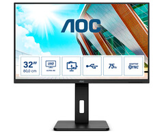 AOC AOC P2 U32P2 computer monitor 80 cm (31.5") 3840 x 2160 Pixels 4K Ultra HD LED Zwart