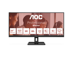 AOC AOC U34E2M computer monitor 86,4 cm (34") 3440 x 1440 Pixels Wide Quad HD Zwart