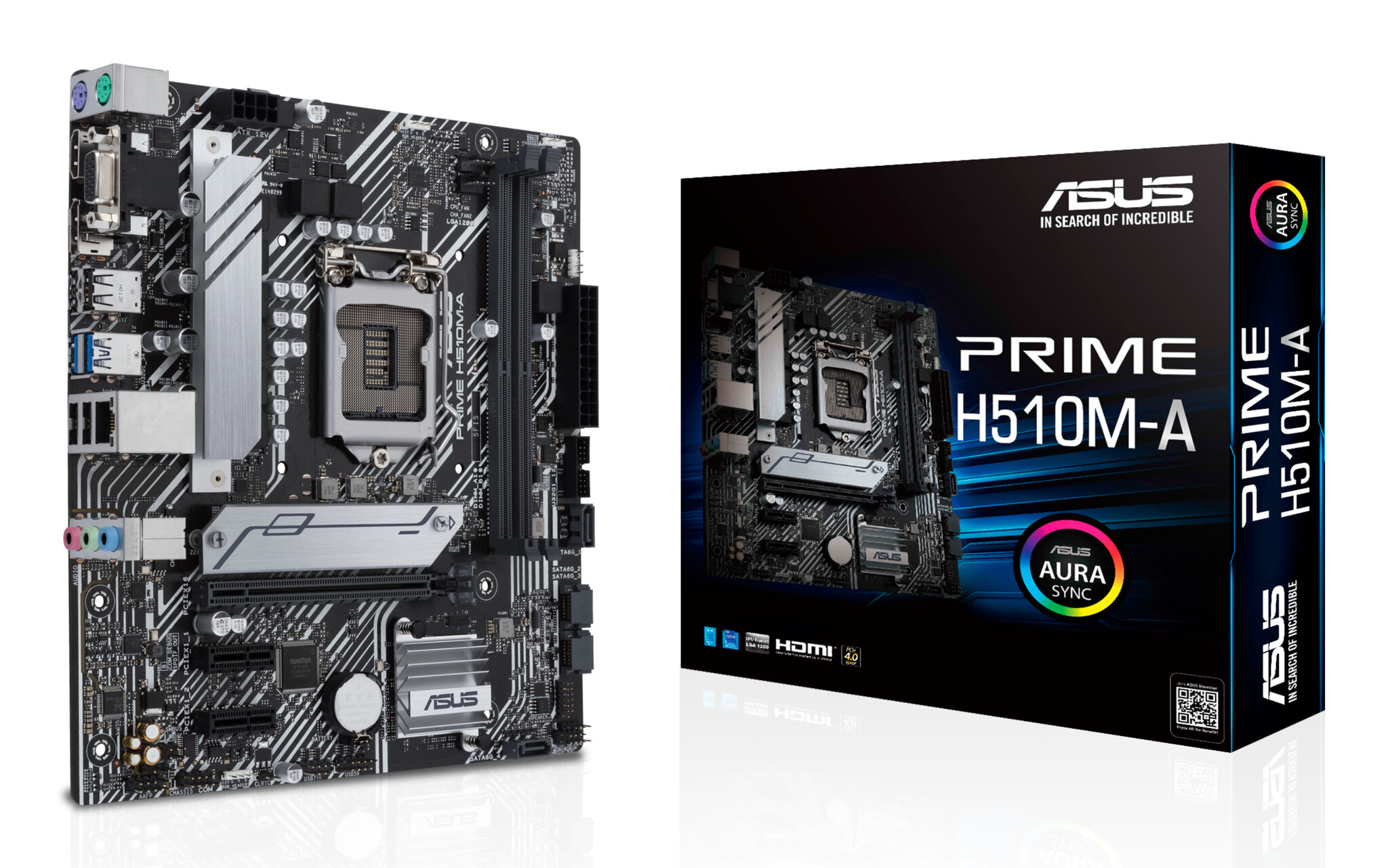 Asus ASUS PRIME H510M-A Intel H510 LGA 1200 (Socket H5) micro ATX