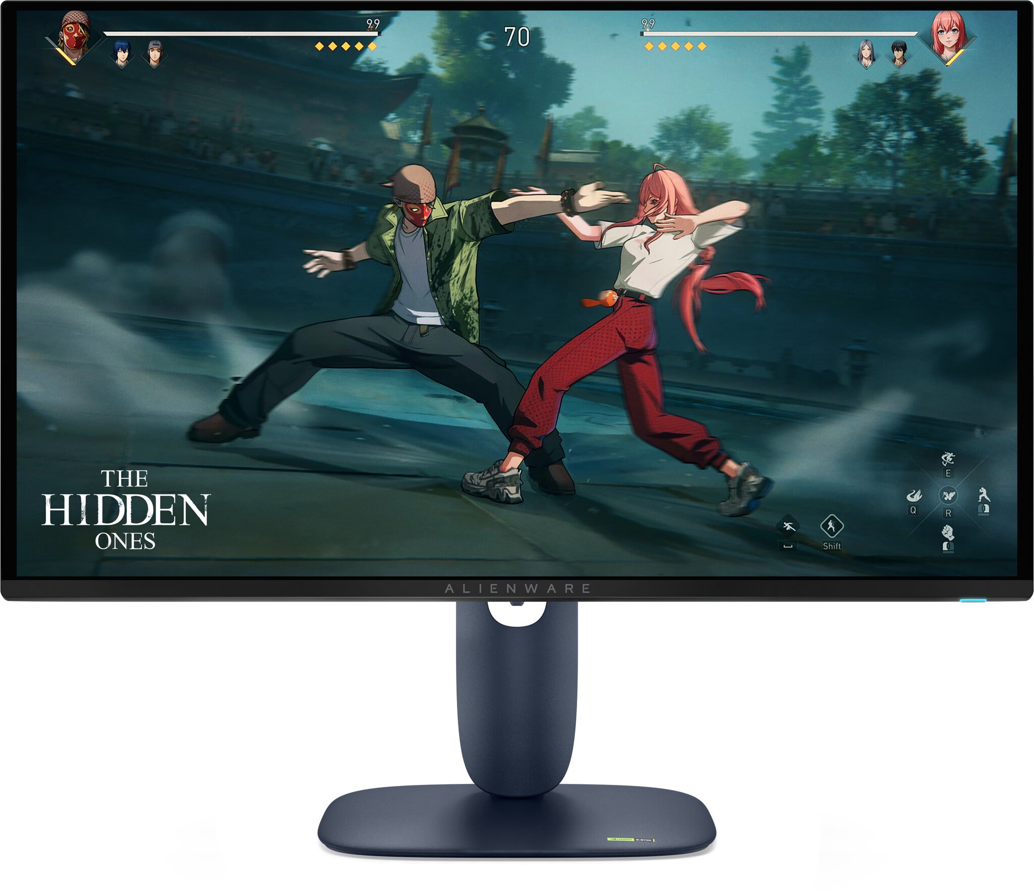 Dell Alienware AW2725D computer monitor 68,6 cm (27") 2560 x 1440 Pixels Quad HD QD-OLED Blauw