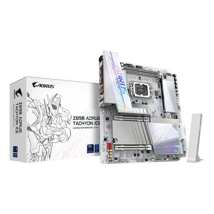 Gigabyte GIGABYTE Z890 AORUS TACHYON ICE Intel Z890 LGA 1851 (Socket V1) Verlengd ATX