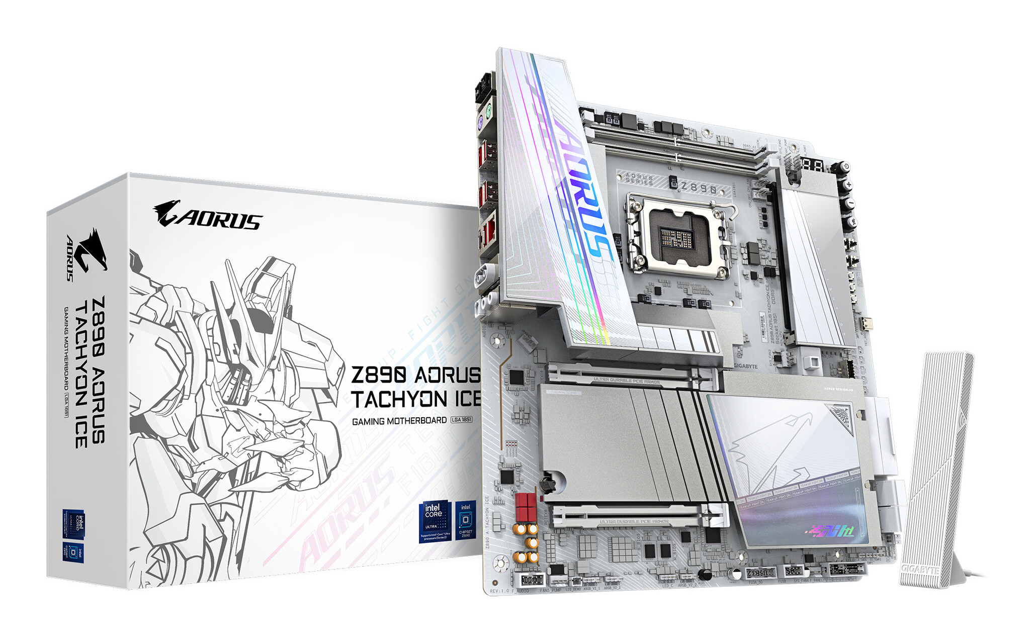 Gigabyte GIGABYTE Z890 AORUS TACHYON ICE Intel Z890 LGA 1851 (Socket V1) Verlengd ATX