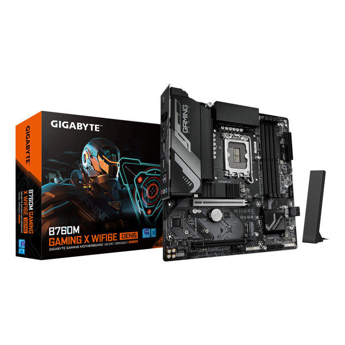 Gigabyte GIGABYTE B760M GAMING X WIFI6E GEN5 Intel B760 LGA 1700 micro ATX