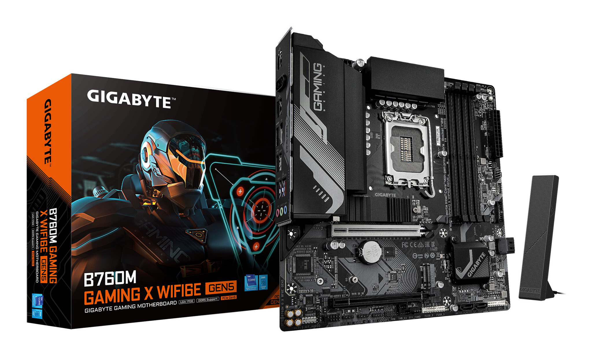 Gigabyte GIGABYTE B760M GAMING X WIFI6E GEN5 Intel B760 LGA 1700 micro ATX