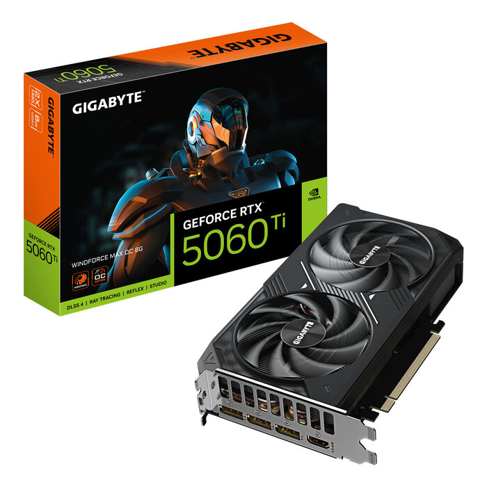 Gigabyte GIGABYTE GeForce RTX 5060 Ti WINDFORCE MAX OC 8G NVIDIA 8 GB GDDR7