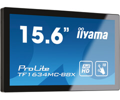 iiyama iiyama ProLite TF1634MC-B8X computer monitor 39,6 cm (15.6") 1920 x 1080 Pixels Full HD LED Touchscreen Multi-gebruiker Zwart