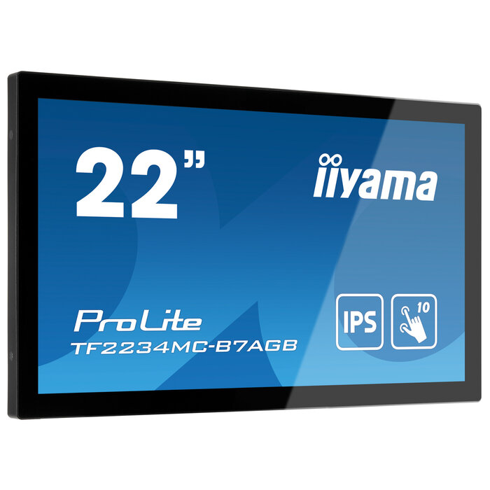 iiyama iiyama ProLite TF2234MC-B7AGB computer monitor 54,6 cm (21.5") 1920 x 1080 Pixels Full HD LED Touchscreen Multi-gebruiker Zwart