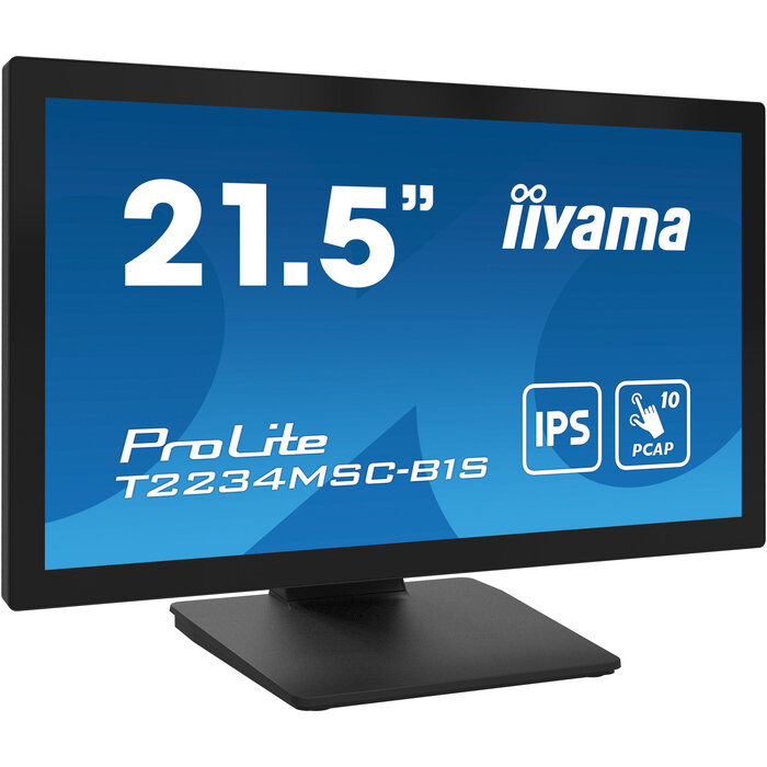 iiyama iiyama ProLite T2234MSC-B1S computer monitor 54,6 cm (21.5") 1920 x 1080 Pixels Full HD Touchscreen Zwart