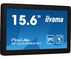 iiyama iiyama ProLite TF1633MSC-B1 computer monitor 39,6 cm (15.6") 1920 x 1080 Pixels Full HD Touchscreen Zwart