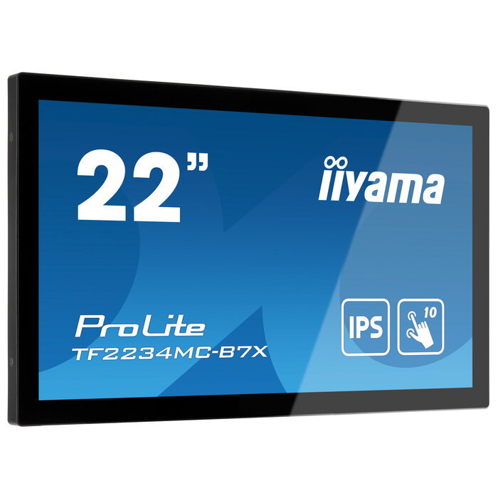 iiyama iiyama ProLite TF2234MC-B7X computer monitor 54,6 cm (21.5") 1920 x 1080 Pixels Full HD LED Touchscreen Multi-gebruiker Zwart