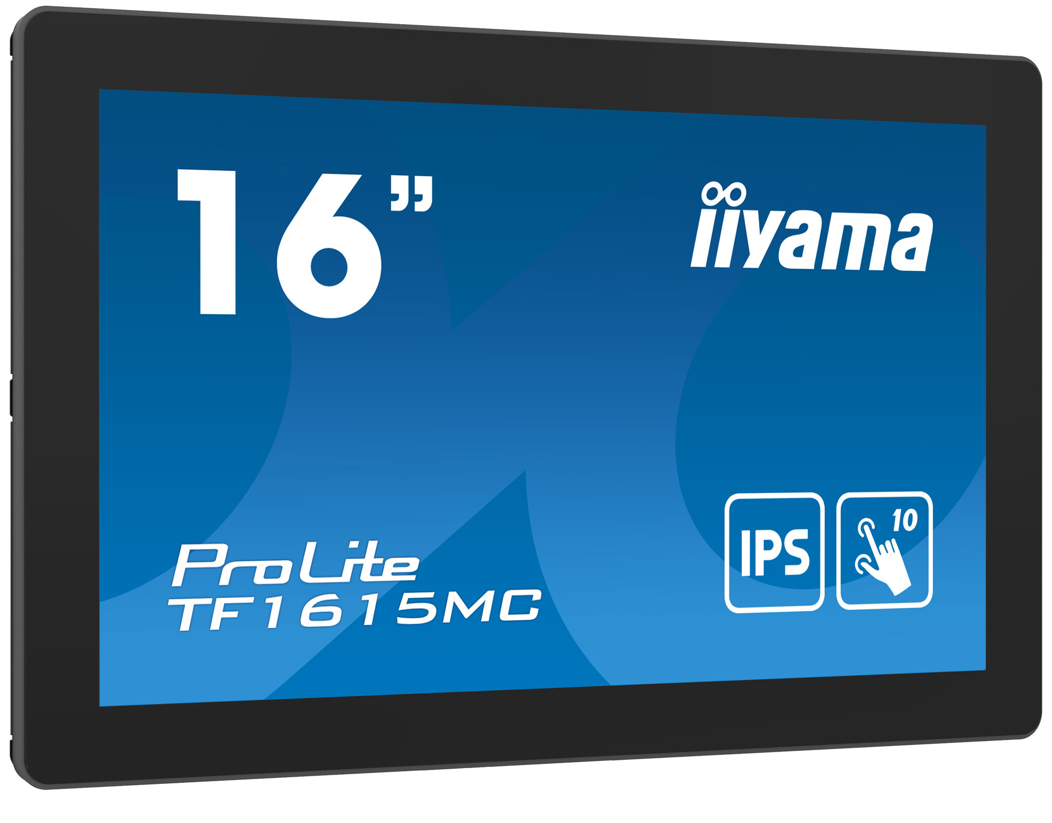iiyama iiyama ProLite TF1615MC-B1 computer monitor 39,6 cm (15.6") 1920 x 1080 Pixels Full HD Touchscreen Zwart