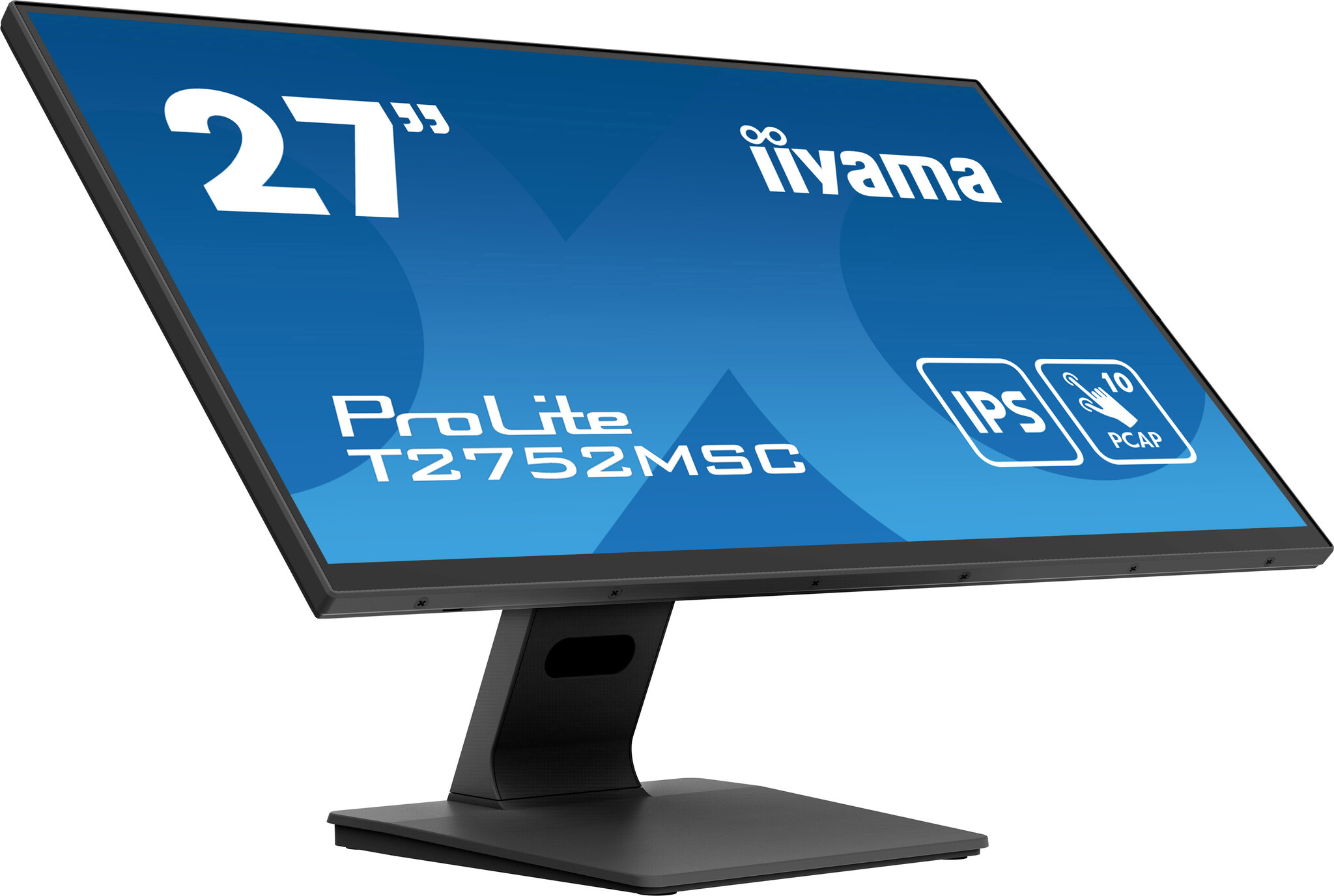 iiyama iiyama ProLite T2752MSC-B1 computer monitor 68,6 cm (27") 1920 x 1080 Pixels Full HD LED Touchscreen Zwart