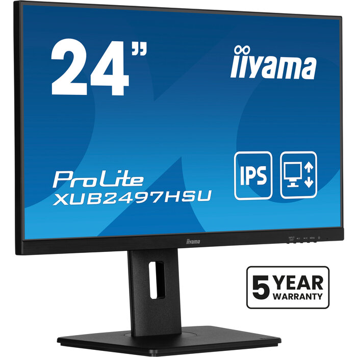 iiyama iiyama XUB2497HSU-B2 computer monitor 60,5 cm (23.8") 1920 x 1080 Pixels Full HD LED Zwart