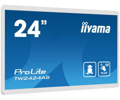 iiyama iiyama TW2424AS-W1 beeldkrant Digitale signage flatscreen 60,5 cm (23.8") Wifi 250 cd/m² 4K Ultra HD Zwart Touchscreen Type processor Android 24/7