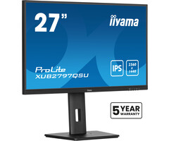 iiyama iiyama ProLite XUB2797QSU-B2 computer monitor 68,6 cm (27") 2560 x 1440 Pixels Quad HD LED Zwart