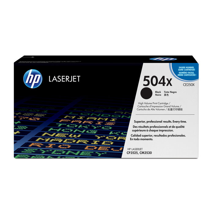 Hewlett & Packard INC. HP 504X originele high-capacity zwarte LaserJet tonercartridge