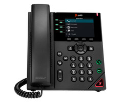 Hewlett & Packard INC. Poly VVX 350 6-lijns IP-telefoon met PoE-ondersteuning