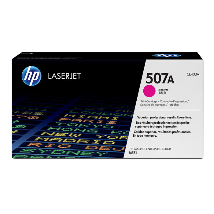 Hewlett & Packard INC. HP 507A originele magenta LaserJet tonercartridge