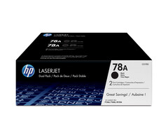 Hewlett & Packard INC. HP 78A originele zwarte LaserJet tonercartridge, 2-pack