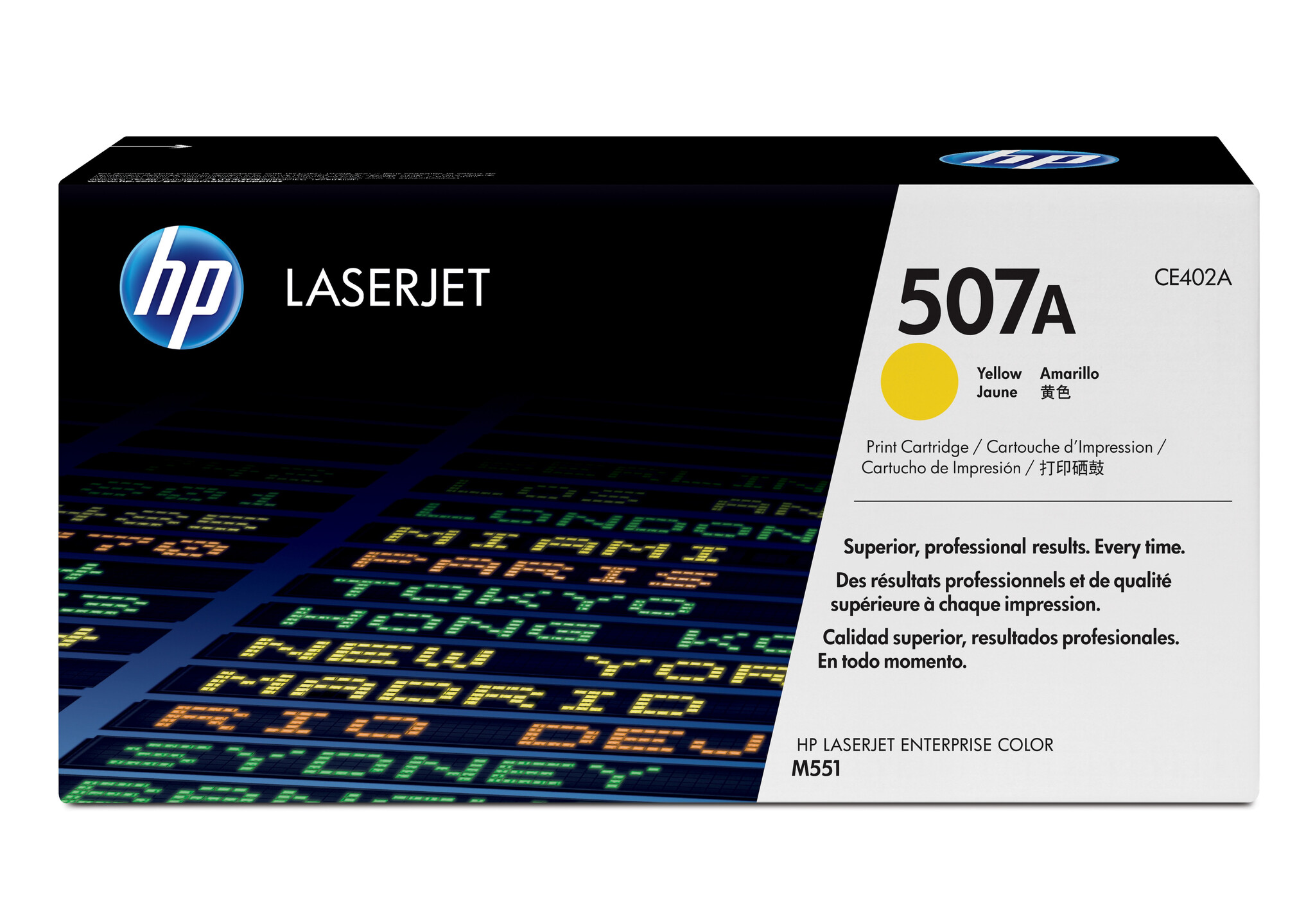 Hewlett & Packard INC. HP 507A originele gele LaserJet tonercartridge