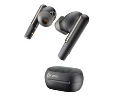 Hewlett & Packard INC. Poly Voyager Free 60+ UC M Carbon Black Earbuds + BT700 USB-C-adapter + oplaadcase met touchscreen