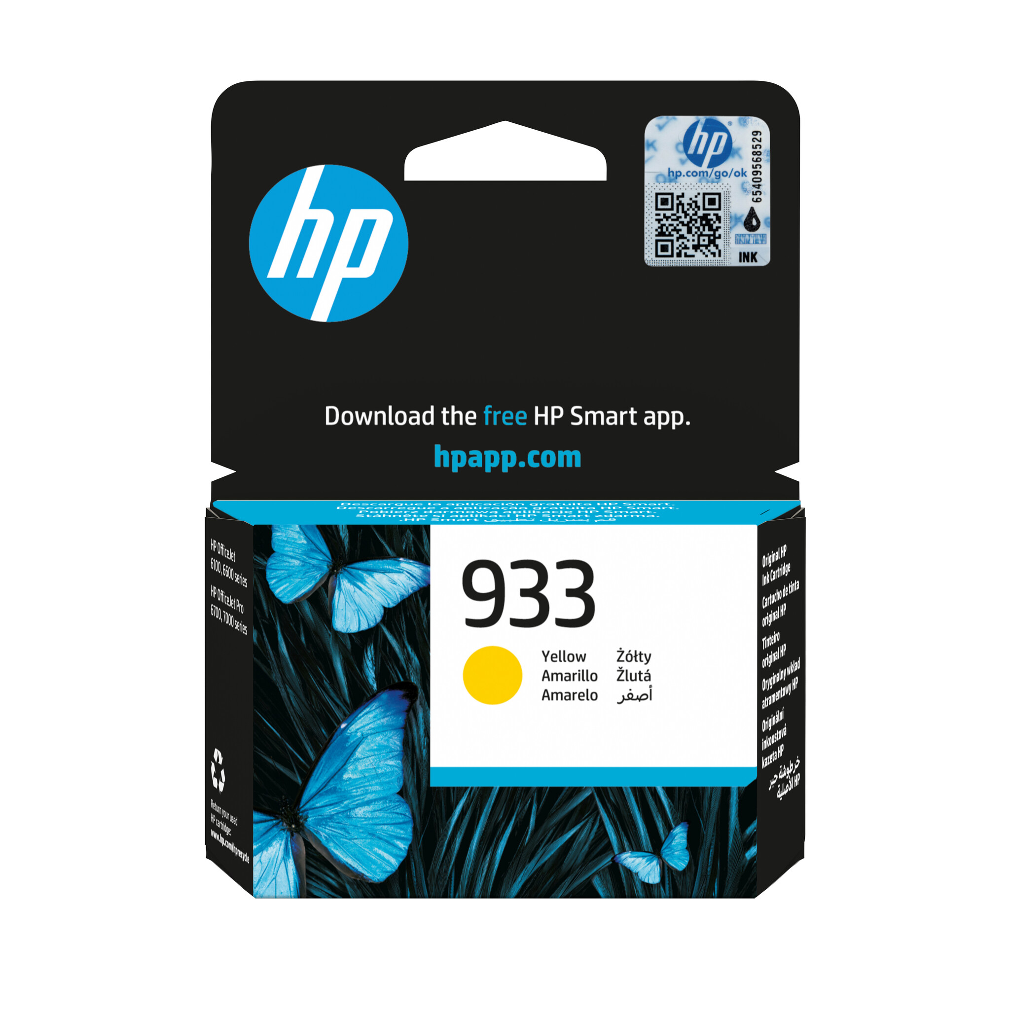 Hewlett & Packard INC. HP 933 originele gele inktcartridge