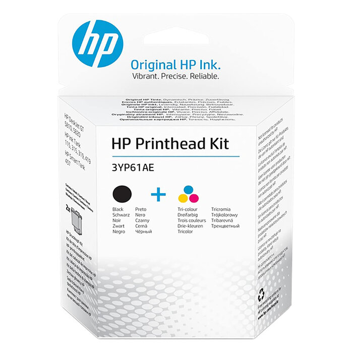 Hewlett & Packard INC. HP 3YP61AE zwart/drie-kleuren GT printkoppenset