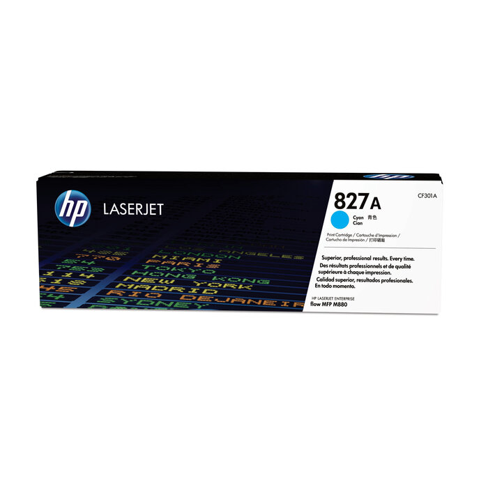Hewlett & Packard INC. HP 827A originele cyaan LaserJet tonercartridge