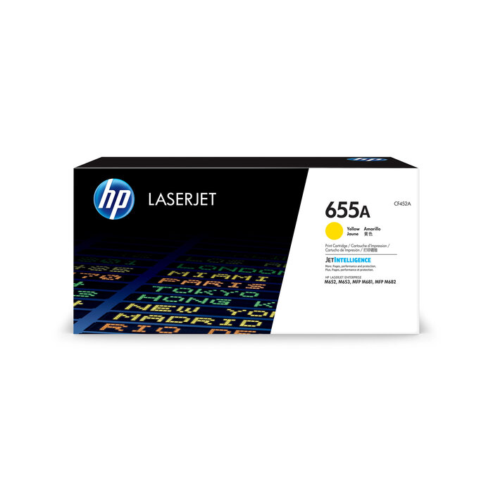 Hewlett & Packard INC. HP Originele 655A gele LaserJet tonercartridge