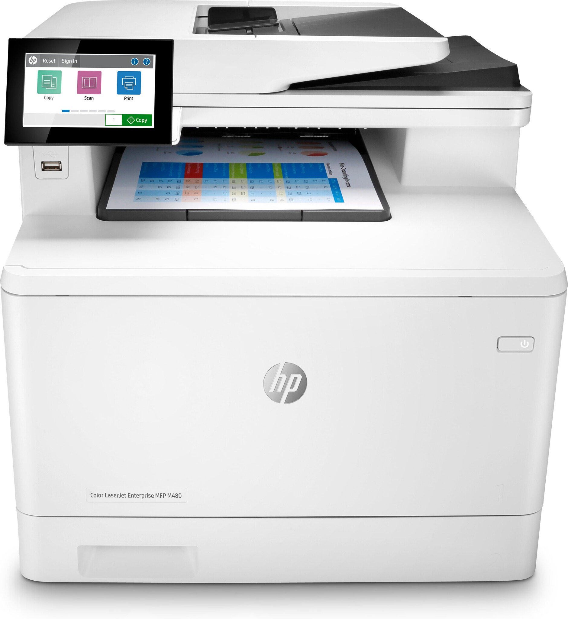 Hewlett & Packard INC. HP Color LaserJet Enterprise MFP M480f