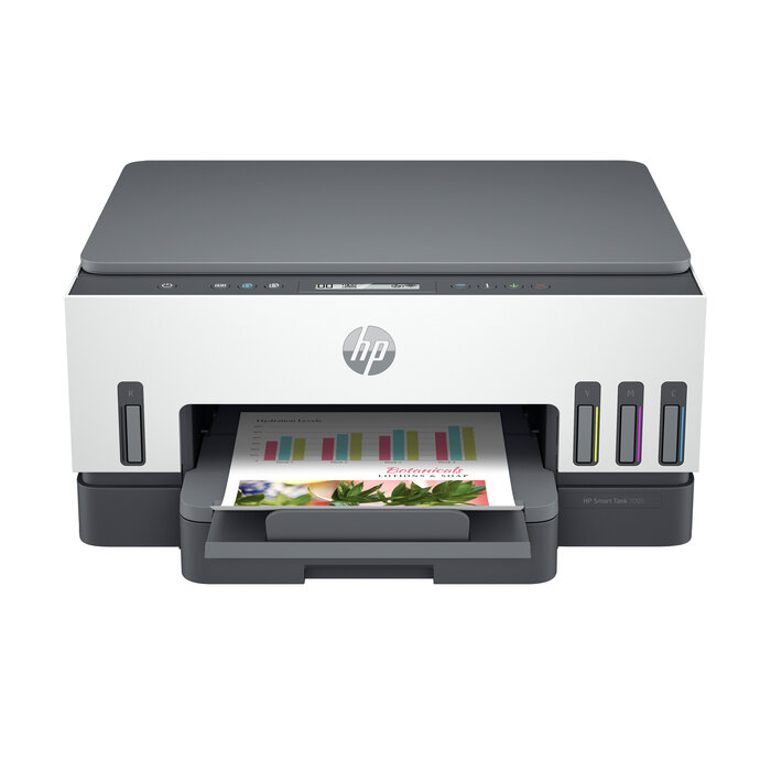 Hewlett & Packard INC. HP Smart Tank 7005 Draadloos All-in-One Kleur Printer, Dubbelzijdig printen; Kopieerapparaat, Scanner