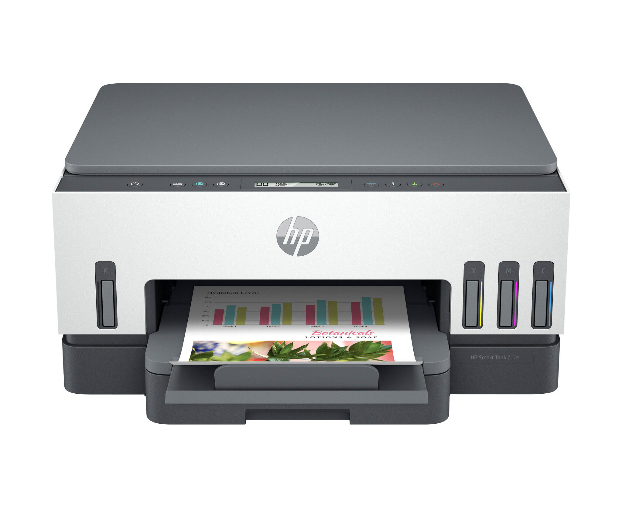 Hewlett & Packard INC. HP Smart Tank 7005 Draadloos All-in-One Kleur Printer, Dubbelzijdig printen; Kopieerapparaat, Scanner